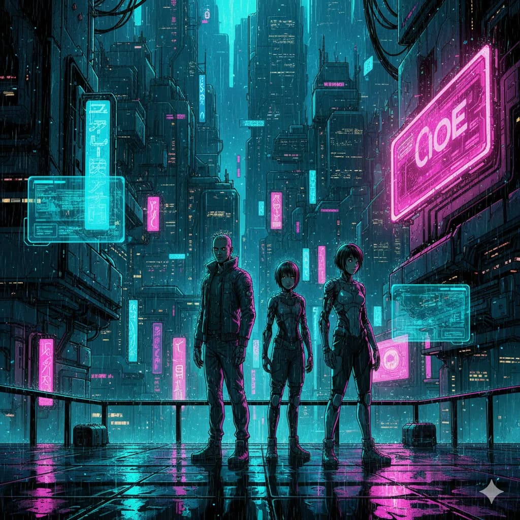Sci-Fi comic art style